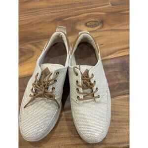 Reef Women's Rover Low TX Sneakers Size 9 Shoes Cream Mesh Woven